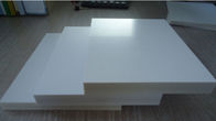 Impression latérale auto-adhésive de PVC de construction de feuille blanche de forex double