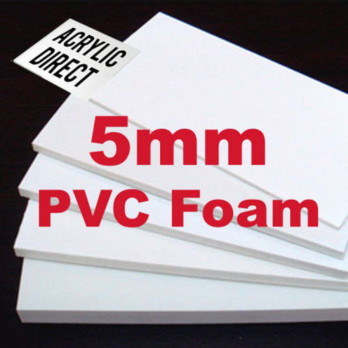 panneau de mousse de haute densité de 5mm, panneau insonorisé de mousse de PVC pour imprimer l'utilisation